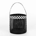 Beach Color Contrast Mesh Storage Bucket Bag 8BW6BOB96L