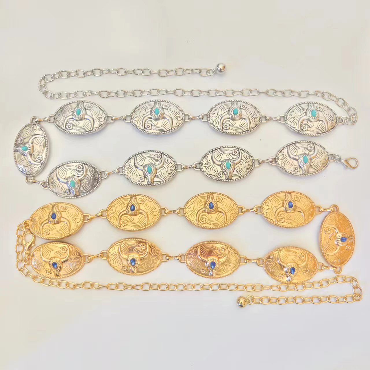 Vintag Gold Plated 3D Cow Patt - DippedShop Wholesale - #1859