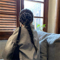 Simple Polka Dot Lace Trim Oversized Scrunchie 6W6HSR470