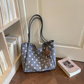 Large Polka Dot Tote Bag - DippedShop Wholesale - #7011