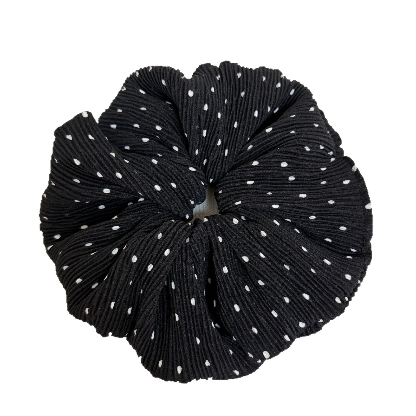 Chic Polka Dots Print Ruffled Hair Scrunchies 6W6HSR361