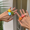 Resin Heart Ring - DippedShop Wholesale - #9283