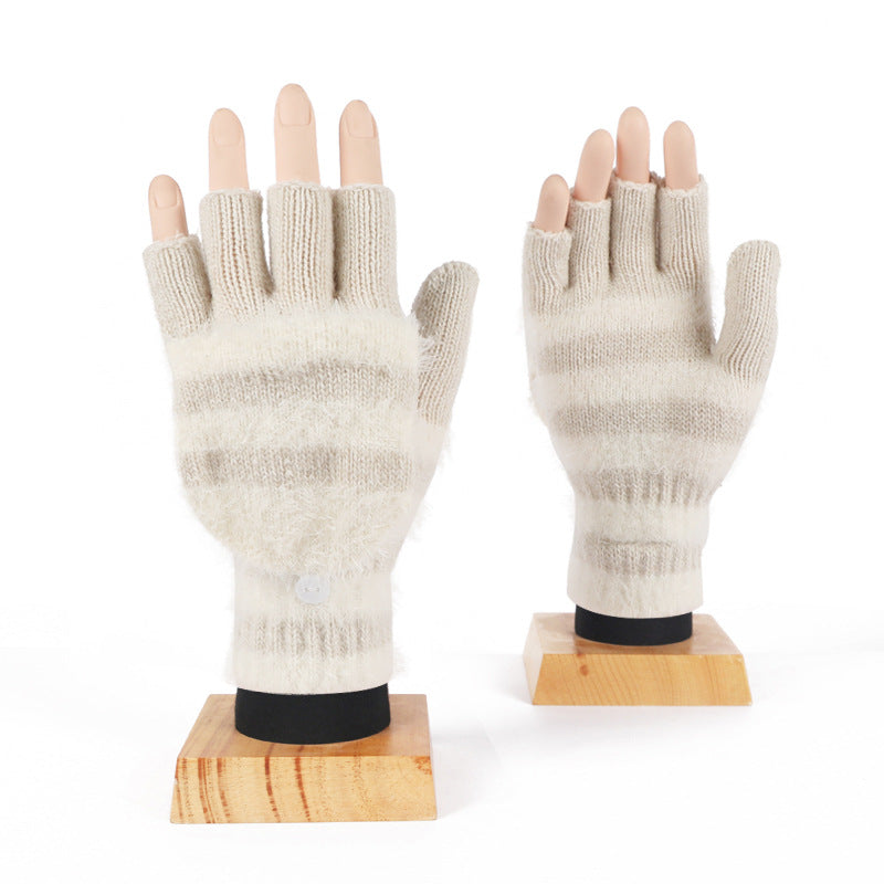 Convertible Mittens Fingerless - DippedShop Wholesale - #0083