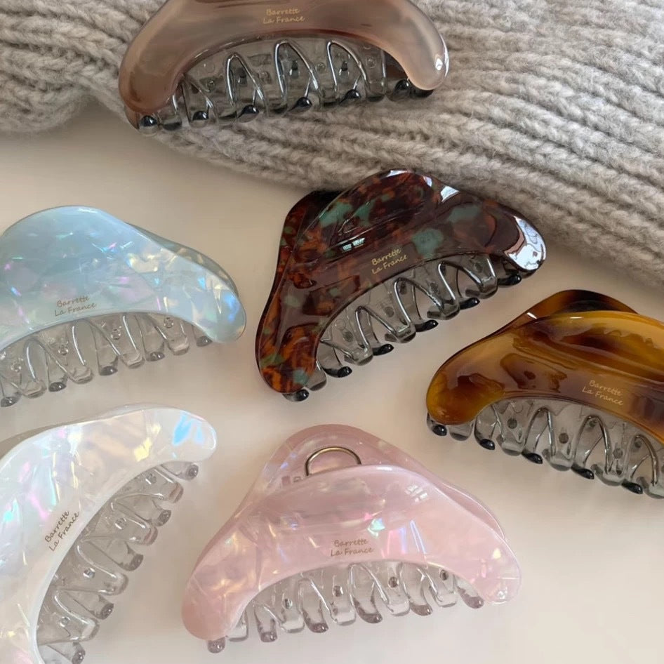 Vintage Color Block Hair Claw - DippedShop Wholesale - #7939