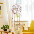 Heart Natural Stones Wind Chime Hanging Prism Suncatcher MK2CZAS6H7HLS52