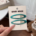 Minimalist Solid Color Hollow Duckbill Hair Clip MK2PM6W6HCP11