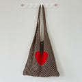 Heart Hollow Knit Tote - DippedShop Wholesale - #4083