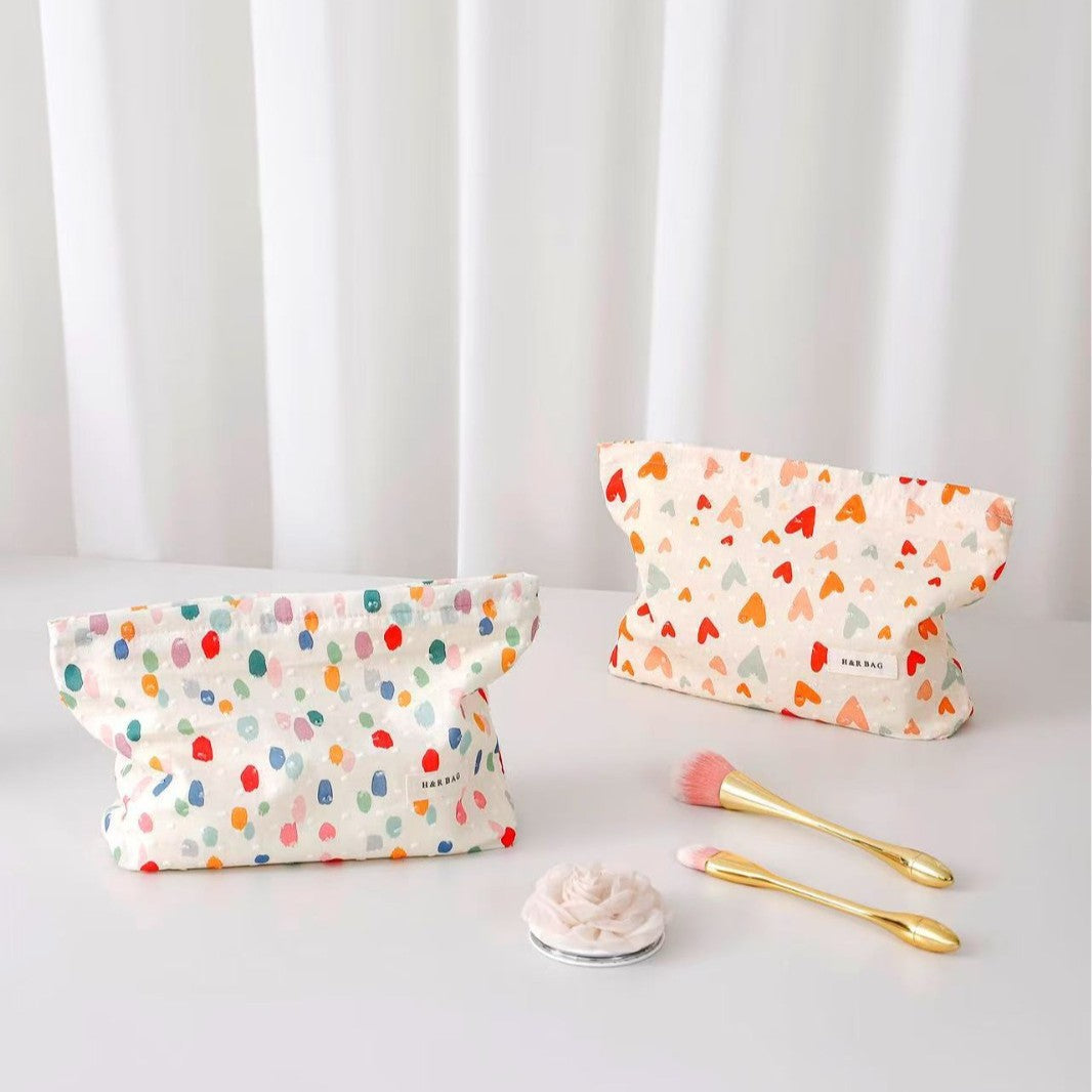 Cartoon Print Cosmetic Bag - DippedShop Wholesale - #2899