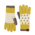Vintage Jacquard Touch Screen Gloves - DippedShop Wholesale - #1939