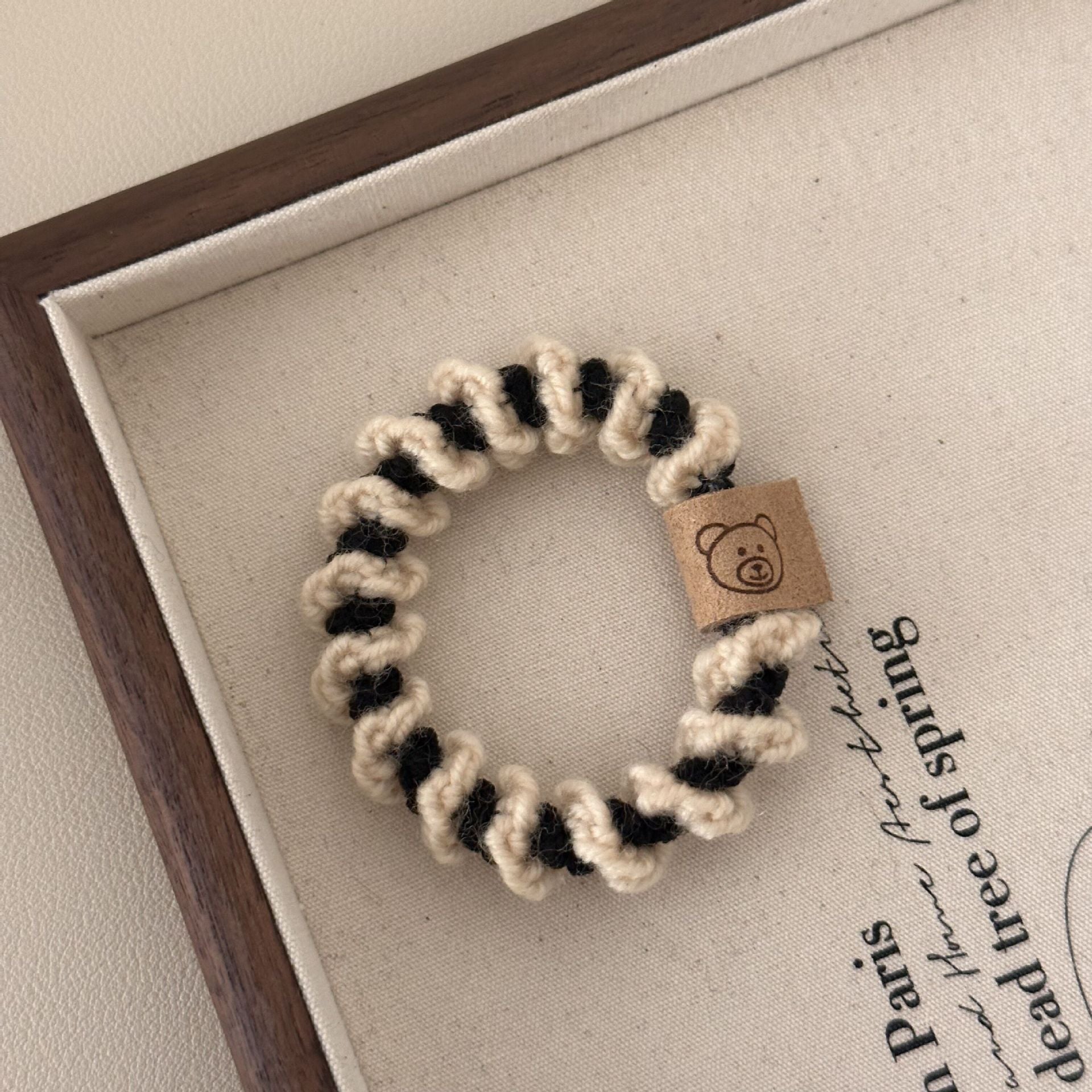 Woven Elastic Hair Tie - DippedShop Wholesale - #5219