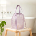 Mesh Foldable Hollow Out Drawstring Stroage Bag 8BW6BOB100L