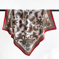 Retro Paisley Print Jacquard Neckerchief Square Scarf MK2BW6W6NSI08