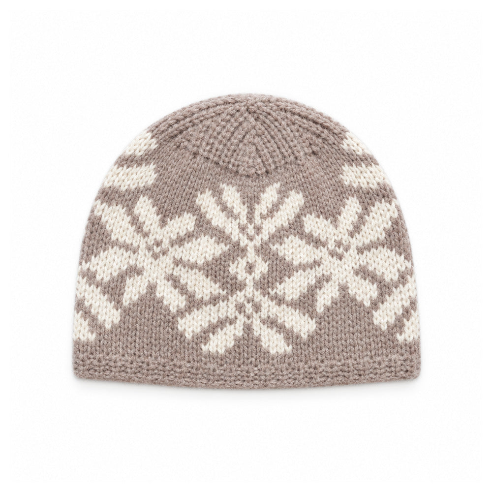 Snowflake Jacquard Knit Beanie - DippedShop Wholesale - #8083