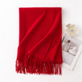 Minimalist Solid Color Wool Scarf 6W6NSW282