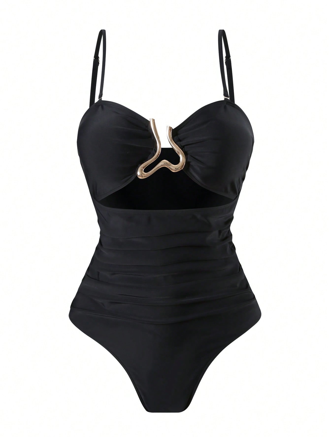 Solid Slim One Piece Swimwear - DippedShop Wholesale - #9747