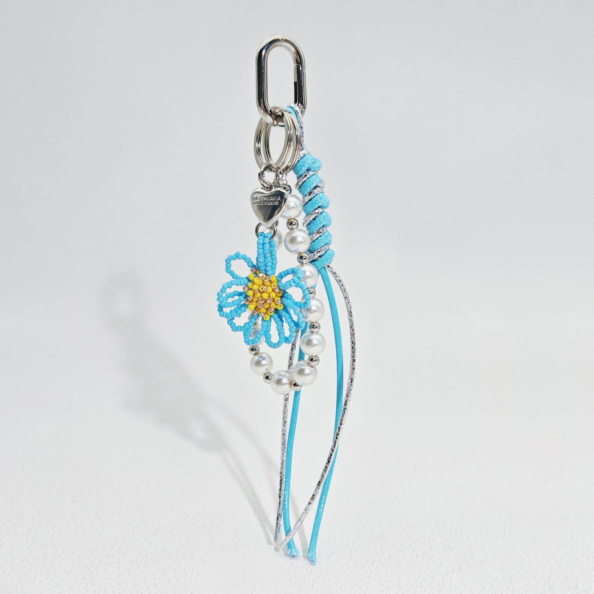 Beaded Flower Keychain Charm - DippedShop Wholesale - #7603