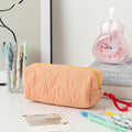 Retro Color Contrast Plaid Portable Pencil Pouch 6S10BOB1043