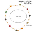 Resin Bead Long Necklace - DippedShop Wholesale - #3347