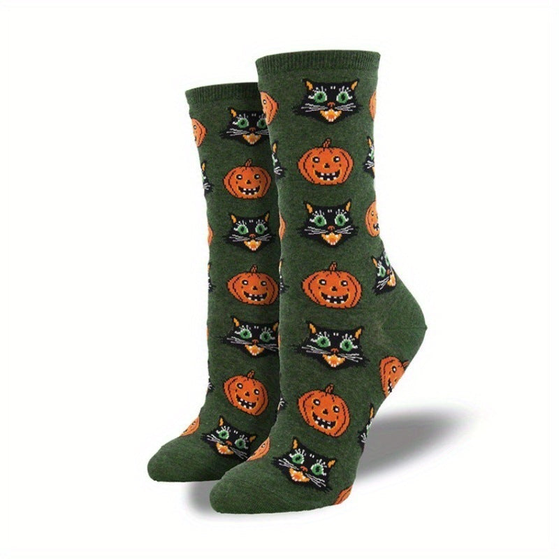 Creative Halloween Novelty Crew Socks 6W8FSO588
