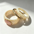 3-Piece Vintage Irregular Resin Bracelet Set 6W6JBR576