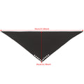Trendy Studded Hollow Out Triangle Bandana Headscarf MK2BK6W6HHS15