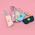 Stylish Color Block Love Silicone Glasses Case MK2BLC6W13HSY44