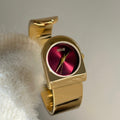 Chunky Geometric Gold Watch - DippedShop Wholesale - #3843