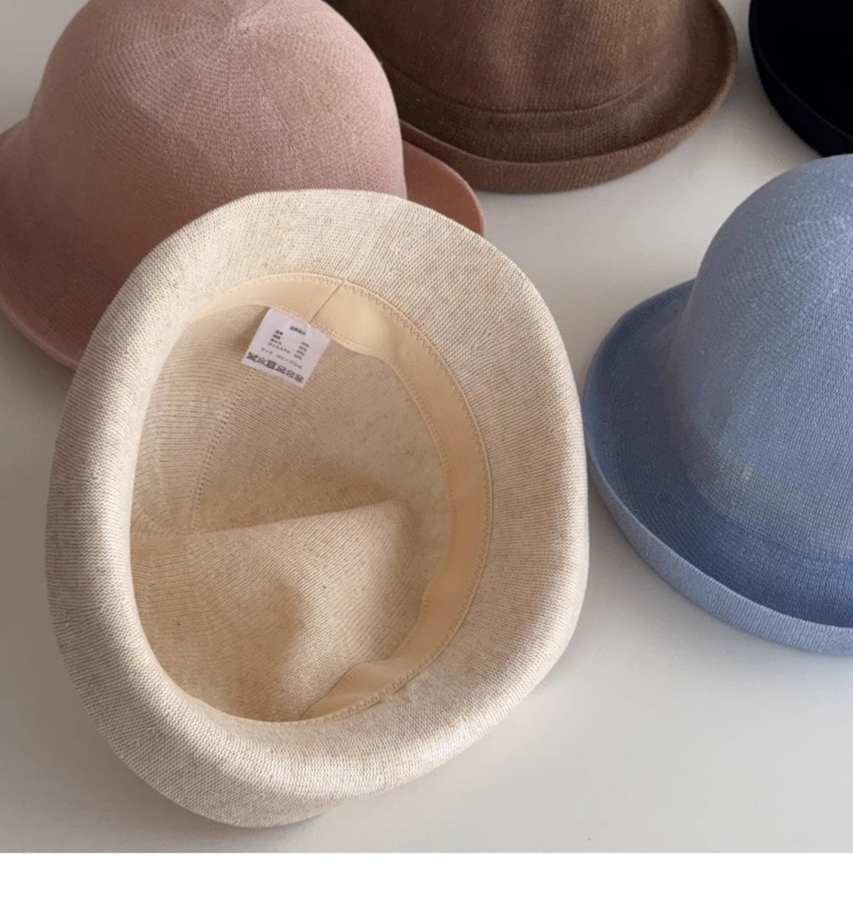 Linen Bucket Hat - DippedShop Wholesale - #4723