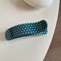 Trendy Polka Dots Plaid Acetate Dcukbill Hair Claw 6W6HCP1254