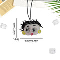 Cute Cartoon Rhinestones Horse Pendant Bag Charm 6W10BBC803