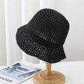 Minimalist Foldable Straw Hat - DippedShop Wholesale - #6675