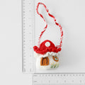 Cute Mushroom Purse Handmade Crochet Crossbody Bag MK2CCR6W10BBG431