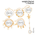 Cubic Zircon Hand Chain Bracelet - DippedShop Wholesale - #3923