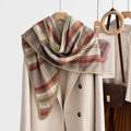 Plaid Triangle Scarf Wrap - DippedShop Wholesale - #1171