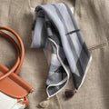 Simple Polka Dots Print Tassel Silk Scarf 6W6NSI200
