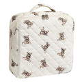 Quilted Leopard Cosmetic Bag - DippedShop Wholesale - #8547