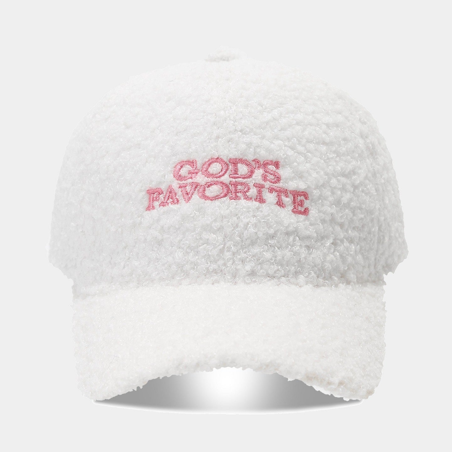 Fashion Bowknot Embroidery Lamb Wool Baseball Cap 6W6HAT526