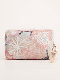 Sequin Embroidery Flower Makeup Bag MK2BLW6C5CO74
