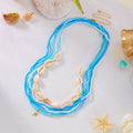 Boho Multi-Color Layered Beaded Waist Chain 8ZA6JBC94T