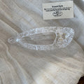 Lace Hollow Out Large Duckbill Hair Clip 6W6HCP1679