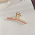 Minimalist Gold Large Metal Geometric Hiar Claw MK2MBEP6W6HCP367