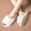 Fluffy Plush Indoor Slippers - DippedShop Wholesale - #1923