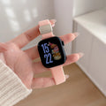 Simple Solid Color Nylon Weave Magnetic Watch Band 6W6JWA112