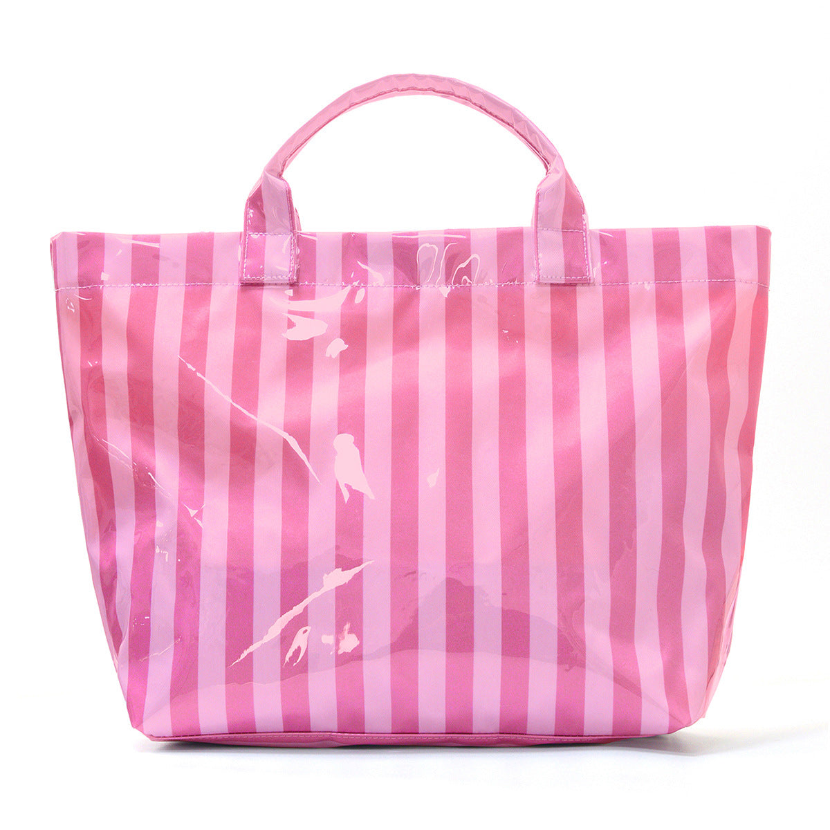 Minimalist Color Block Striped Portable Tote Bag MK2BLW6W10BBG585