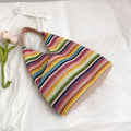 Trendy Colorful Woven Beach Shoulder Bag 6W10BBG2480