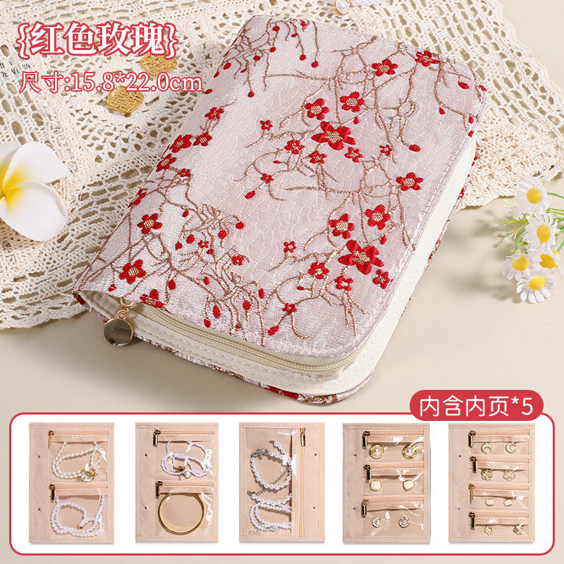 Trendy Butterfly Pattern Jewelry Organizer Bag 8CW6BOB360