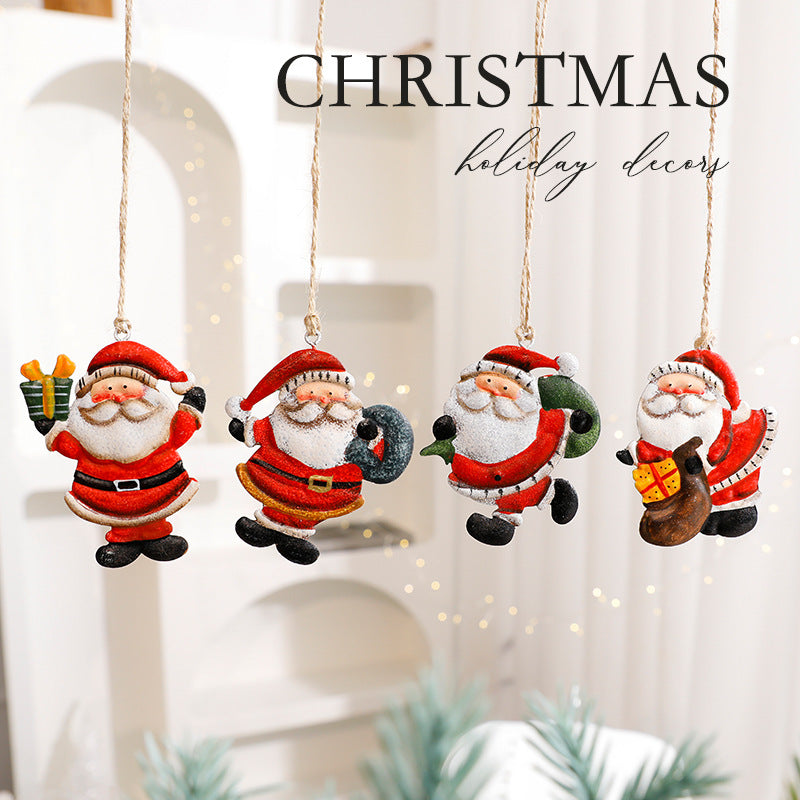 Christmas Tree Santa Claus Socks Hangings DPDH1803