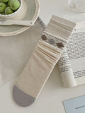 Vintage Jacquard Slouch Socks - DippedShop Wholesale - #0547