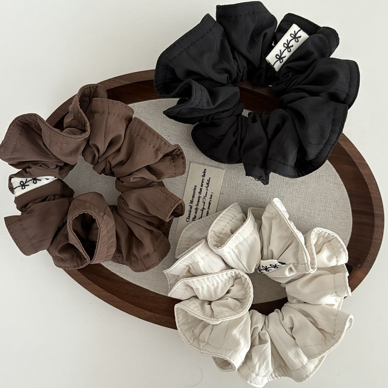 Ruched Elastic Hair Scrunchie - DippedShop Wholesale - #6627