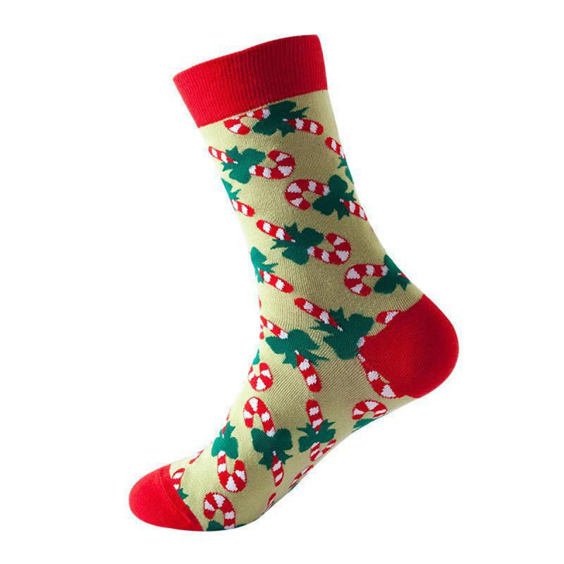 Classic Christmas Printed Crew Socks 6W8FSO910